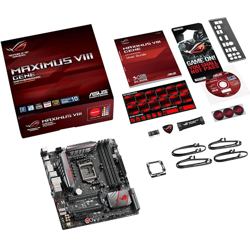 玩家国度(ROG)MAXIMUS VIII GENE 台式机游戏主板(INTEL平台/LGA 1151)