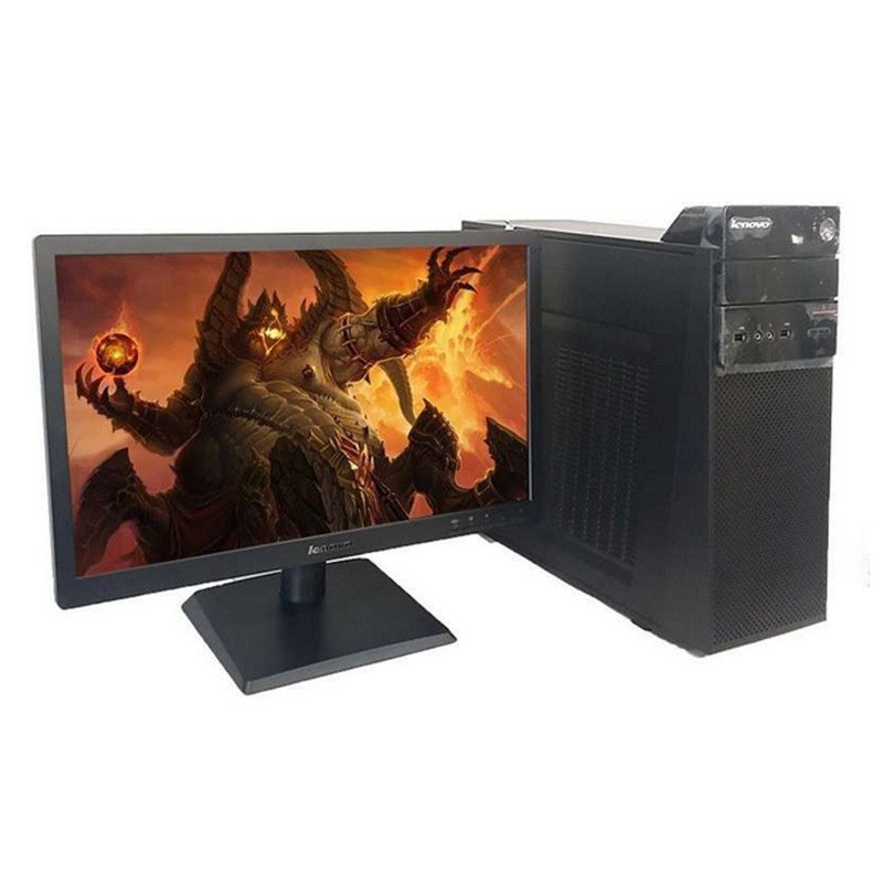 联想(lenovo)扬天商用T4900C台式机加19.5WLED(I3 4170 4G 1T DVD WIN7)