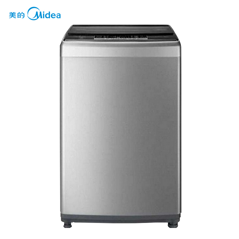 美的(Midea) MB100-6000QCS 10公斤洗衣机 安心童锁 桶自洁 家用 银色