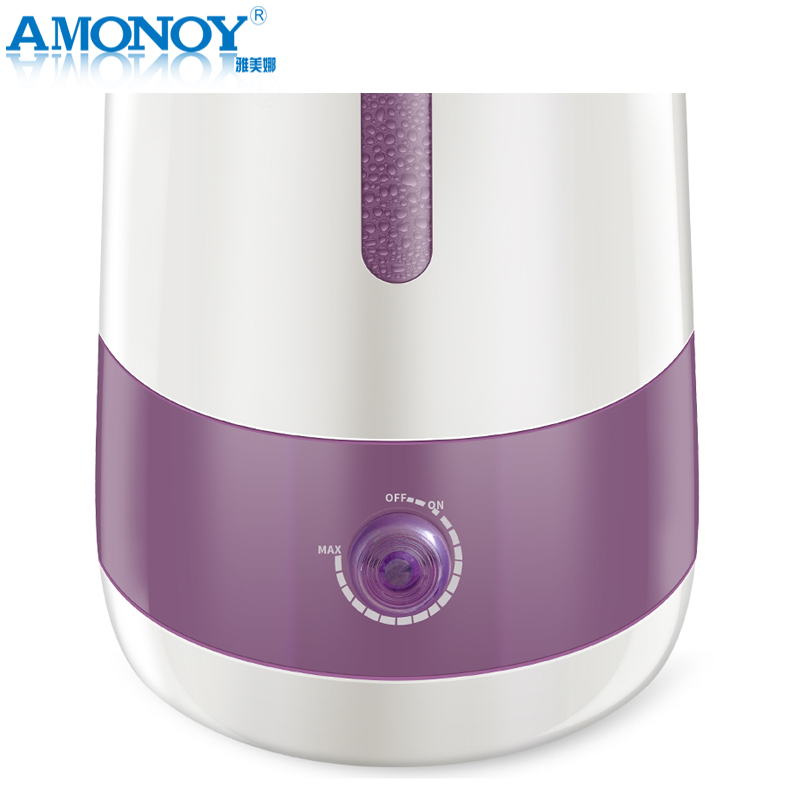雅美娜(AMONOY)加湿器MJS-618 家用办公室卧室超声波空气增湿器
