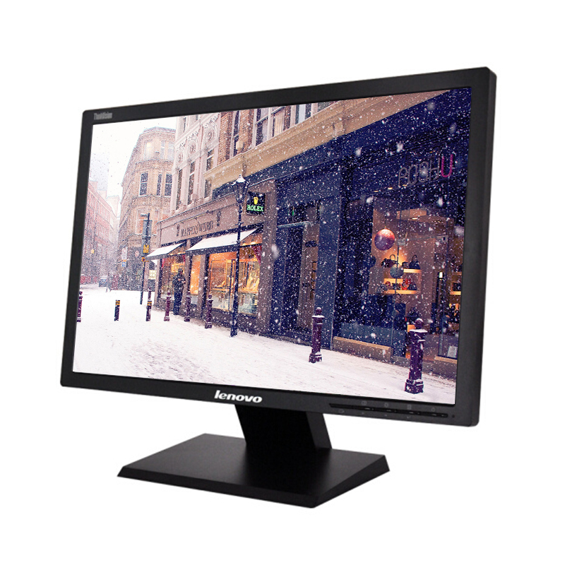 联想(Lenovo)商用显示器 扬天20英寸宽屏LED液晶 TN面板 黑色