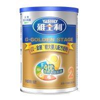 雅士利(Yashily)a金装较大婴儿配方奶粉2段(6-12个月)180g 进口奶源