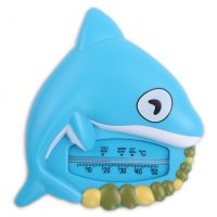 海豚洗澡温度计