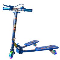 迪士尼(Disney)儿童蛙式车三轮闪光滑板车剪刀车3-6岁