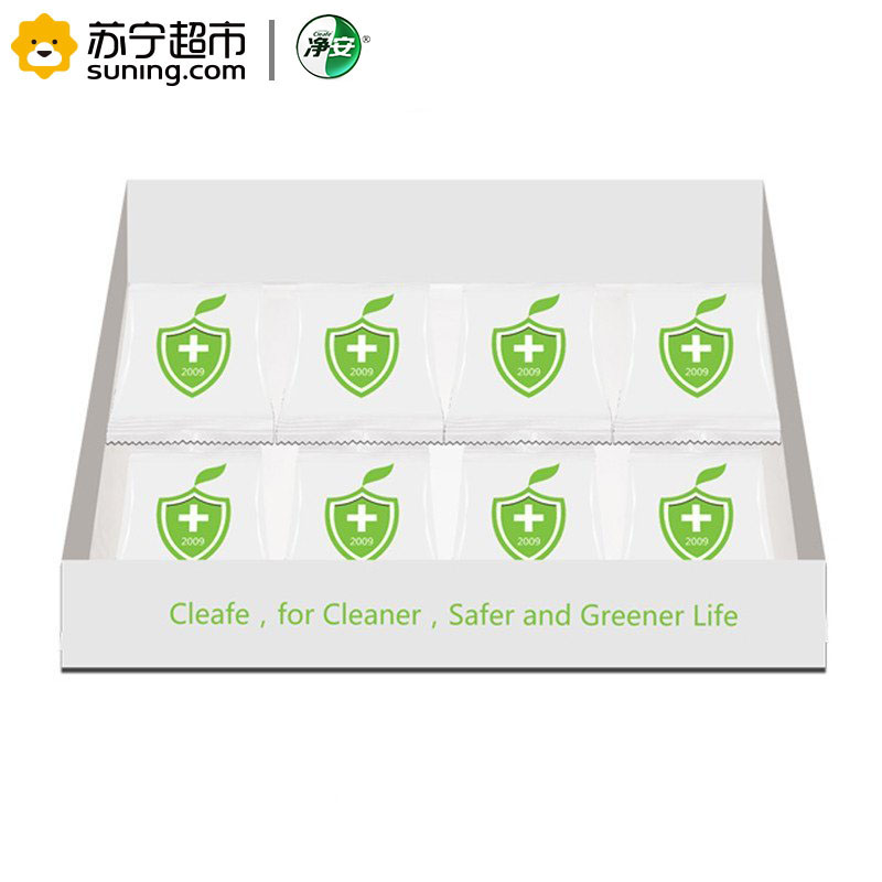 净安(cleafe)艾叶除味洁厕块 洁厕剂 50g*8/盒高清大图