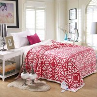 厘米公园 新西兰休闲毯-豆沙色