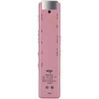 爱国者(aigo)R6611录音笔 高清远距降噪 MP3播放器 学习/会议适用 8G 粉色
