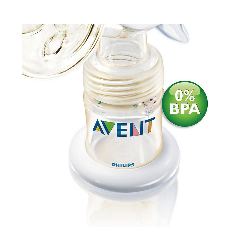 飞利浦 AVENT 吸奶器 经典系列新安怡花瓣按摩垫手动吸乳器PES SCF300/88