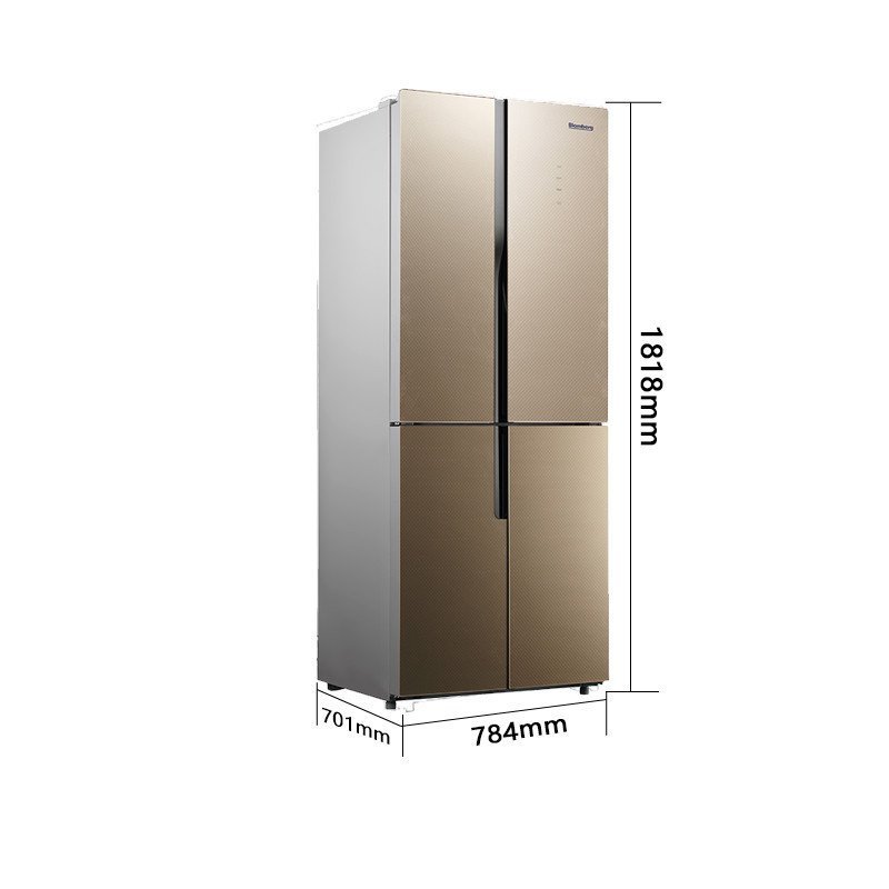 博伦博格/Blomberg KQD428LGB 428升十字多门大容量电脑风冷节能家用冰箱(魔方金)