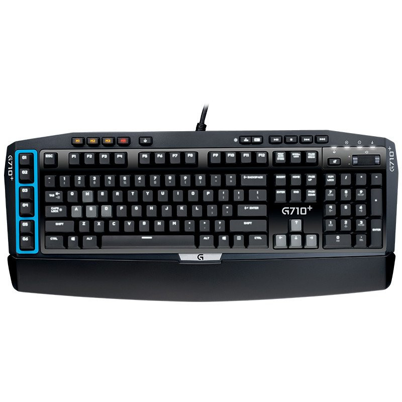 罗技(Logitech)G710+Blue有线背光机械游戏逆战/英雄联盟LOL/CF樱桃轴吃鸡键盘 青轴