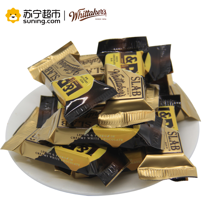 Whittaker’s 惠特克迷你柠檬汽水味跳跳糖白巧克力制品 180g