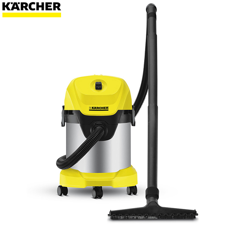 德国凯驰(KARCHER)吸尘器MV3机械式家用干湿两用式桶式吸尘器带吹风多功能强力除尘地毯式尘盒/尘桶‘1300’W