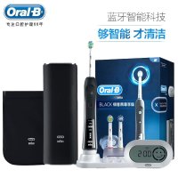 博朗(Braun)欧乐-B 7000 iBrush 3D蓝牙智能电动牙刷 极客黑尊享