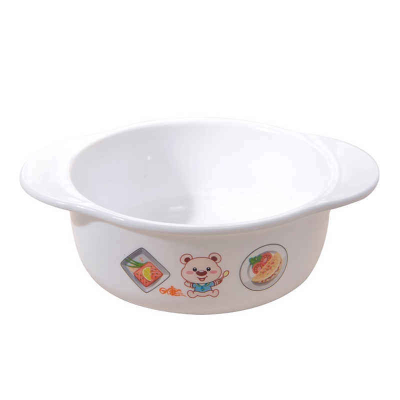[苏宁自营]日康(rikang)微波炉双耳碗 RK-3712 耐高温安全PP 婴儿宝宝餐具 辅食碗
