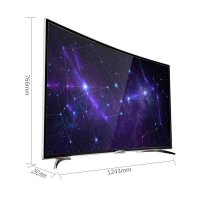 先锋(Pioneer) LED-55CU550 55英寸 4K 超高清 曲面 网络 智能 液晶电视