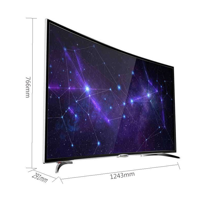 先锋(Pioneer) LED-55CU550 55英寸 4K 超高清 曲面 网络 智能 液晶电视