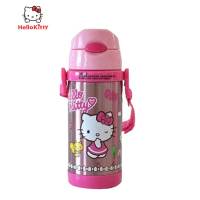 HelloKitty悦趣儿童吸管杯透明粉350ML