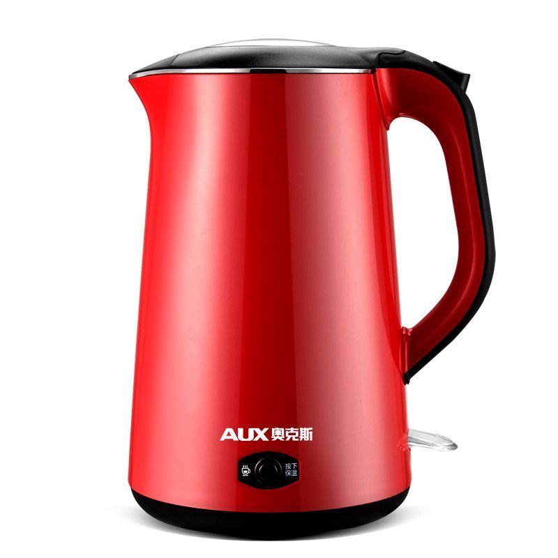 奥克斯（AUX）保温防烫电水壶HX-A5190 304不锈钢食品级家用防烫煮茶烧水
