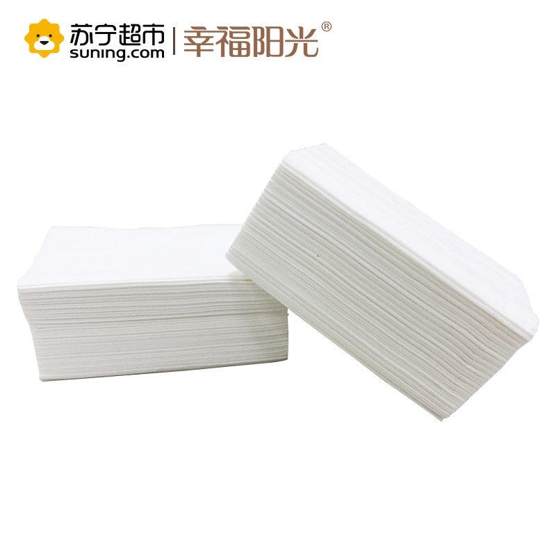 幸福阳光 植物大战僵尸系列 2层(二层)150抽18包小规格(短幅) 抽纸 软抽 国产原生木浆 纸巾卫生纸 (整箱销售)