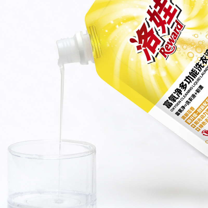 [苏宁自营]洛娃富氧净多功能洗衣液袋装2kg*6袋补充装 新老包装交替发货