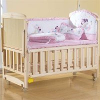 三乐婴儿床实木无油漆宝宝床可变书桌床sl-668 大嘴猴 100*60