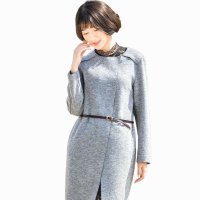 妞娜羊毛外套风衣修身百搭NP154051G1