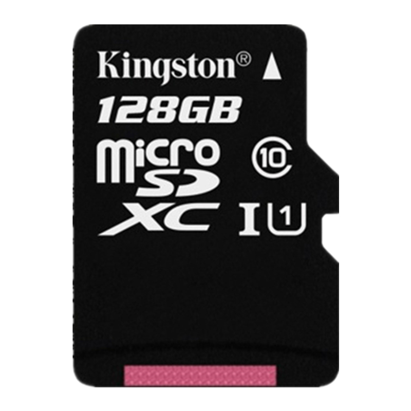 金士顿(Kingston) 128GB手机内存卡(CLASS 10)TF存储卡 Class10,UHS-I