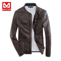 迈克菲恩/Macfion 秋冬款立领夹克 男士皮衣男装外套