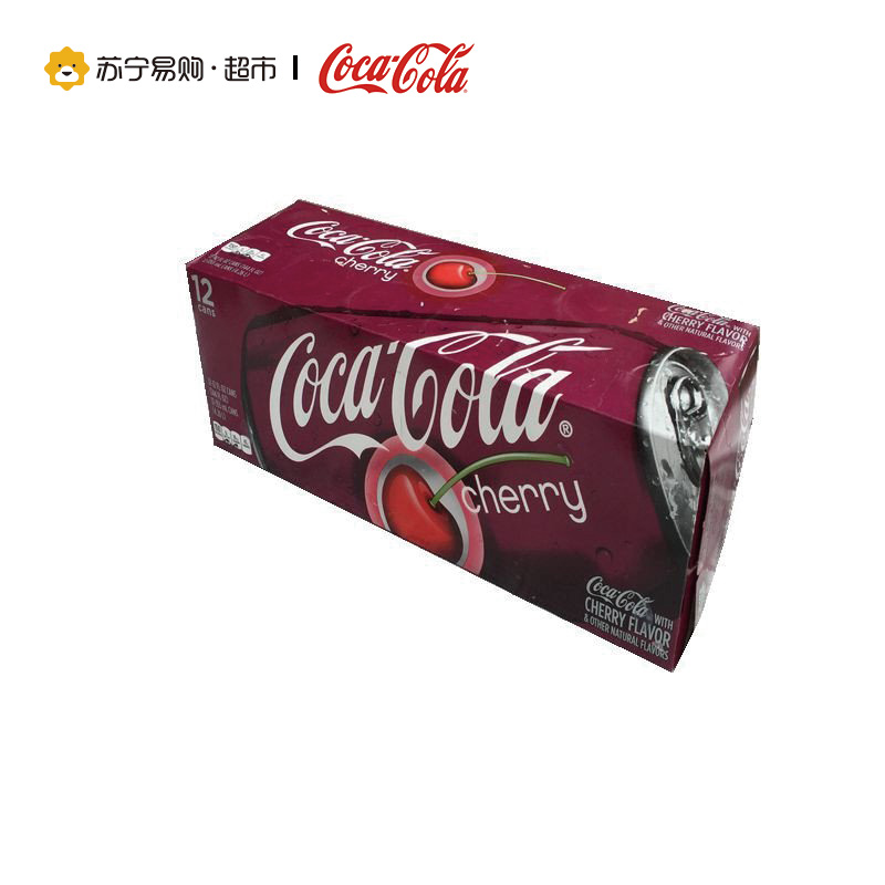 可口可乐碳酸饮料(美国)樱桃味355ml*12高清大图