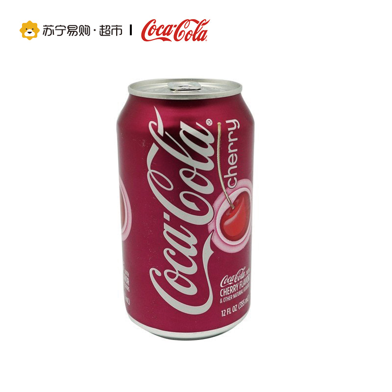 可口可乐碳酸饮料(美国)樱桃味355ml*12