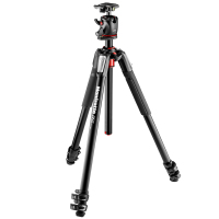 曼富图MANFROTTO MK055XPRO3-BHQ2 单反相机摄影铝合金三脚架云台套装