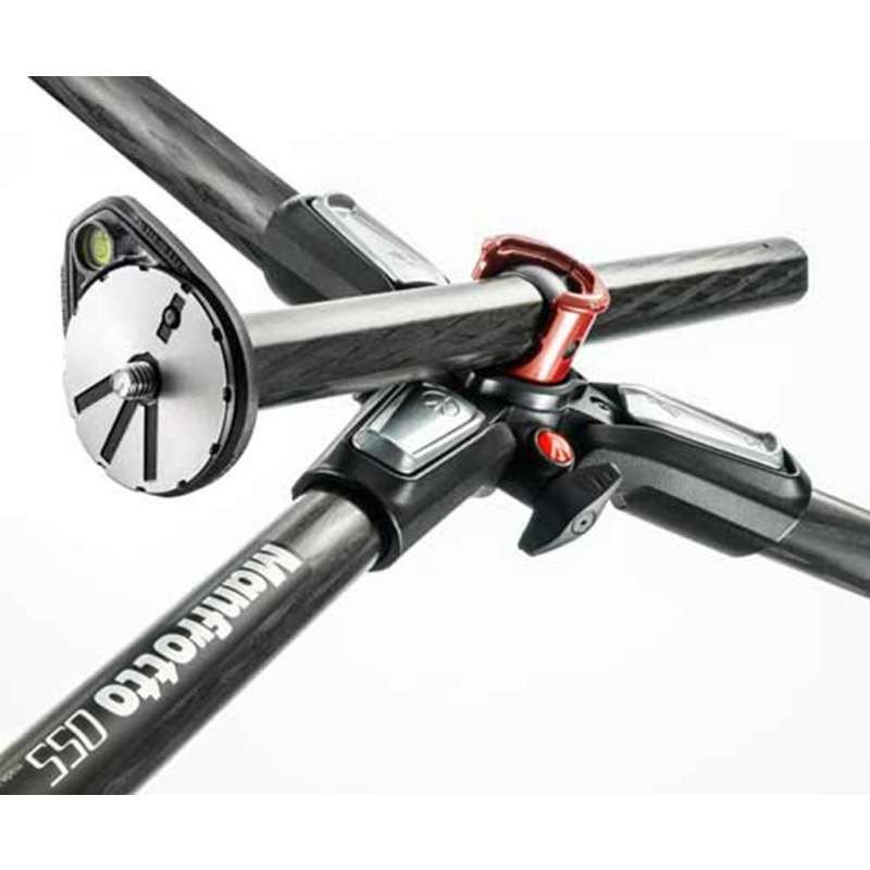 曼富图(MANFROTTO) MT055CXPRO3 专业三节碳纤维三脚架 相机三脚架
