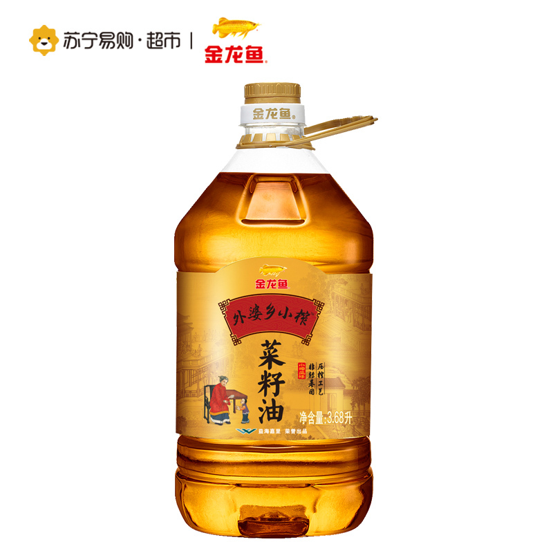 金龙鱼外婆乡菜籽油3.68L