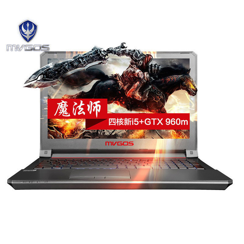 魔法师(mvgos)F5-150d游戏笔记本电脑 15.6英寸 i5 GTX960m 背光键盘 双风扇 win10 黑色