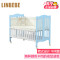 霖贝儿(LINBEBE)西迪布赛系列可拼接婴儿床可变书桌松木儿童床bb床高度可调多功能储物宝宝床