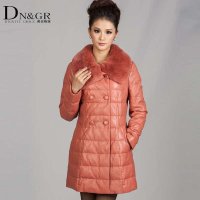 DNGR秋冬季女装皮衣大衣3809