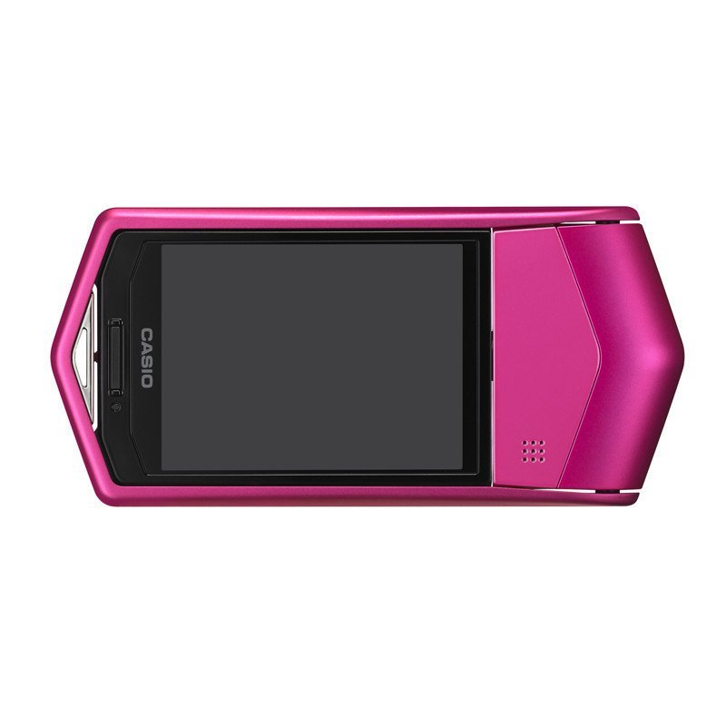 卡西欧(Casio) EX-TR600 自拍神器美颜数码相机 玫红色