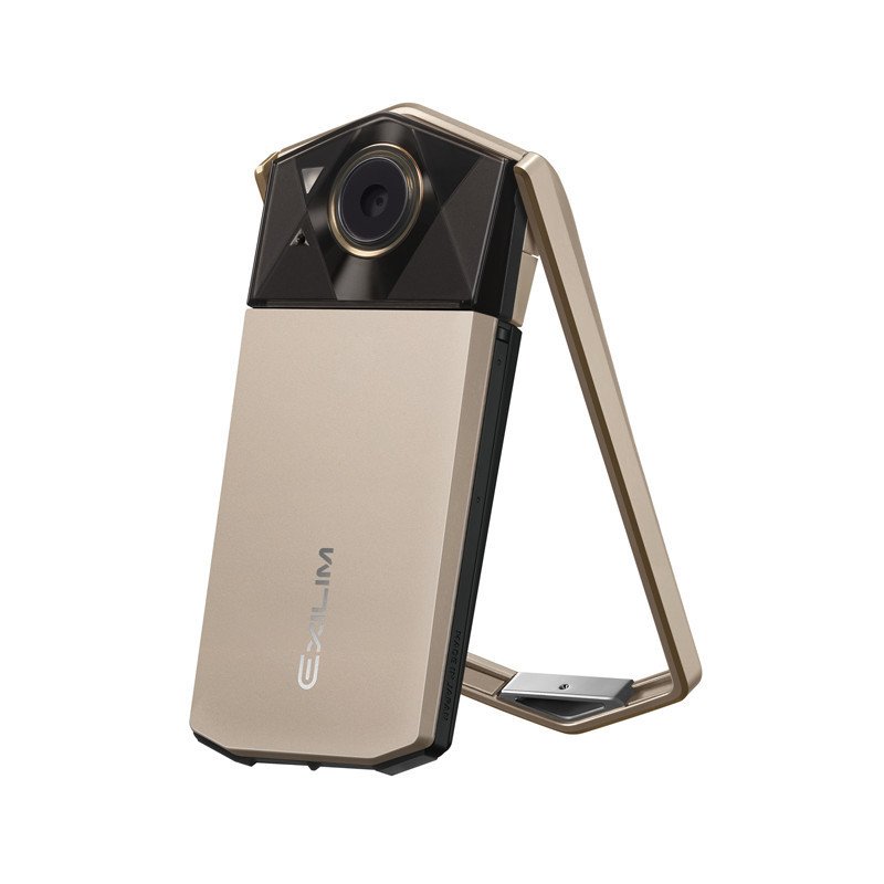 卡西欧(CASIO) EX-TR600 自拍神器 美颜相机 高清数码相机(金色)高清大图