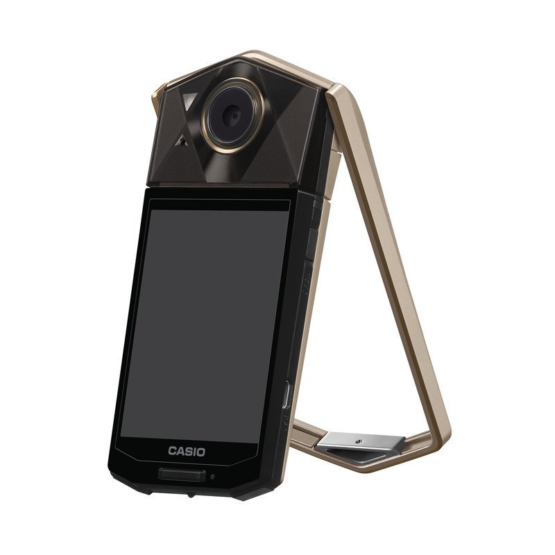 卡西欧(CASIO) EX-TR600 自拍神器 美颜相机 高清数码相机(金色)高清大图