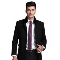 HWX8J2003红豆男装 秋冬立领毛呢大衣