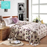 厘米公园  法兰绒毯 舒适毯子-朵朵盛开