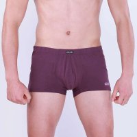 健将弹力印花复筋男平脚裤单条袋装J8077深紫