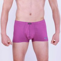 健将弹力印花复筋男平脚裤单条袋装J8077紫色