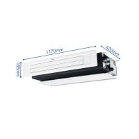 海尔(Haier)KFRd-52NW/54PBA12 家用中央空调2匹超薄风管机WIFI智控3D面板