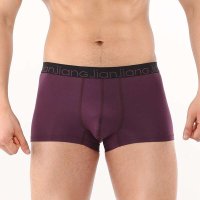 健将莫代尔明根男平脚裤单条袋装7079D深紫