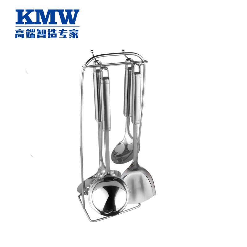 KMW进口304不锈钢组合厨房铲勺汤勺铲子五件套锅铲套装家用厨房炊具