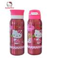 HelloKitty凯蒂猫 新概念双盖壶 不锈钢 透明粉380ML