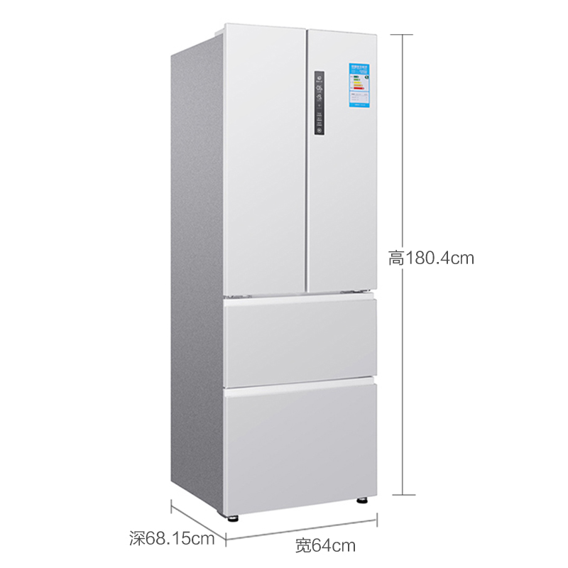 海尔(Haier)BCD-310WDPF 310升多门冰箱 触屏智控无霜节能 家用高清大图