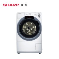 夏普(SHARP)XQG70-6745W-H 7公斤 变频斜式滚筒洗衣机水温调节热水洗涤