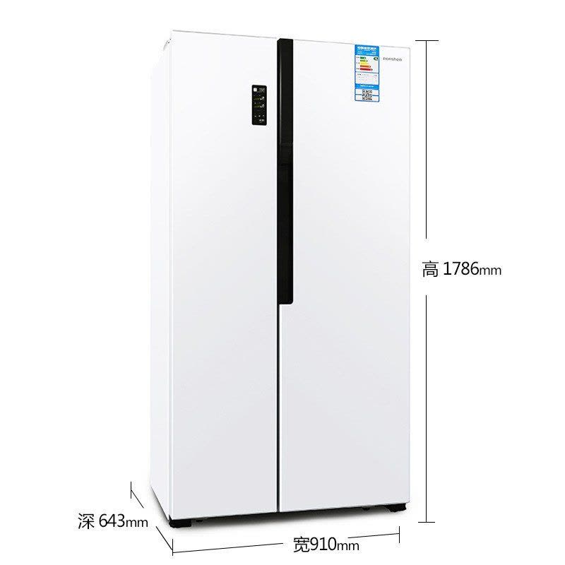 容声冰箱(Ronshen)BCD-516WD11HY 对开门冰箱 风冷无霜 LED数显 静音节能 纤薄机身 珍珠白图片